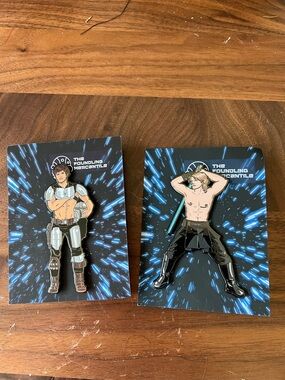 Star Wars Enamel Pins - Mando and Anakin